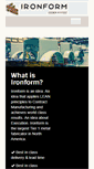 Mobile Screenshot of ironform.com